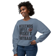 Weekends Coffee Brisket & Football Sweatshirt