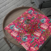 Birthday Babe | Pink Leopard & Teal Wrapping Paper