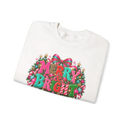 Merry & Bright | Colorful Christmas Graphic Sweatshirt