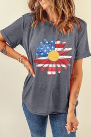 Sunflower Flag Graphic Tee – Gray
