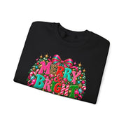 Merry & Bright | Colorful Christmas Graphic Sweatshirt