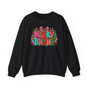 Merry & Bright | Colorful Christmas Graphic Sweatshirt