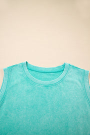 Mineral Wash Tank & Split Skirt Set – Mint Green