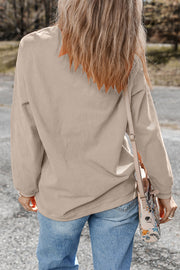 Game Day Ribbed Sweatshirt | Embroidered Graphic