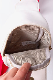 Baseball Stitch Sling Crossbody Bag