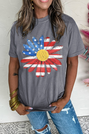 Sunflower Flag Graphic Tee – Gray