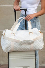 Waterproof Travel Duffel Bag – White