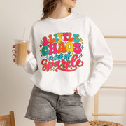A Little Chaos, A Lot of Sparkle | Graphic Crewneck Sweatshirt