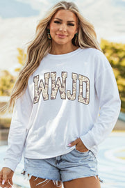 WWJD Camo Long Sleeve Top