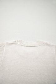 American Flag Sleeveless Knit Top – Parchment