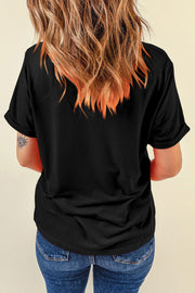 Football Heart Tee | Rhinestone Graphic