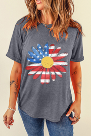 Sunflower Flag Graphic Tee – Gray