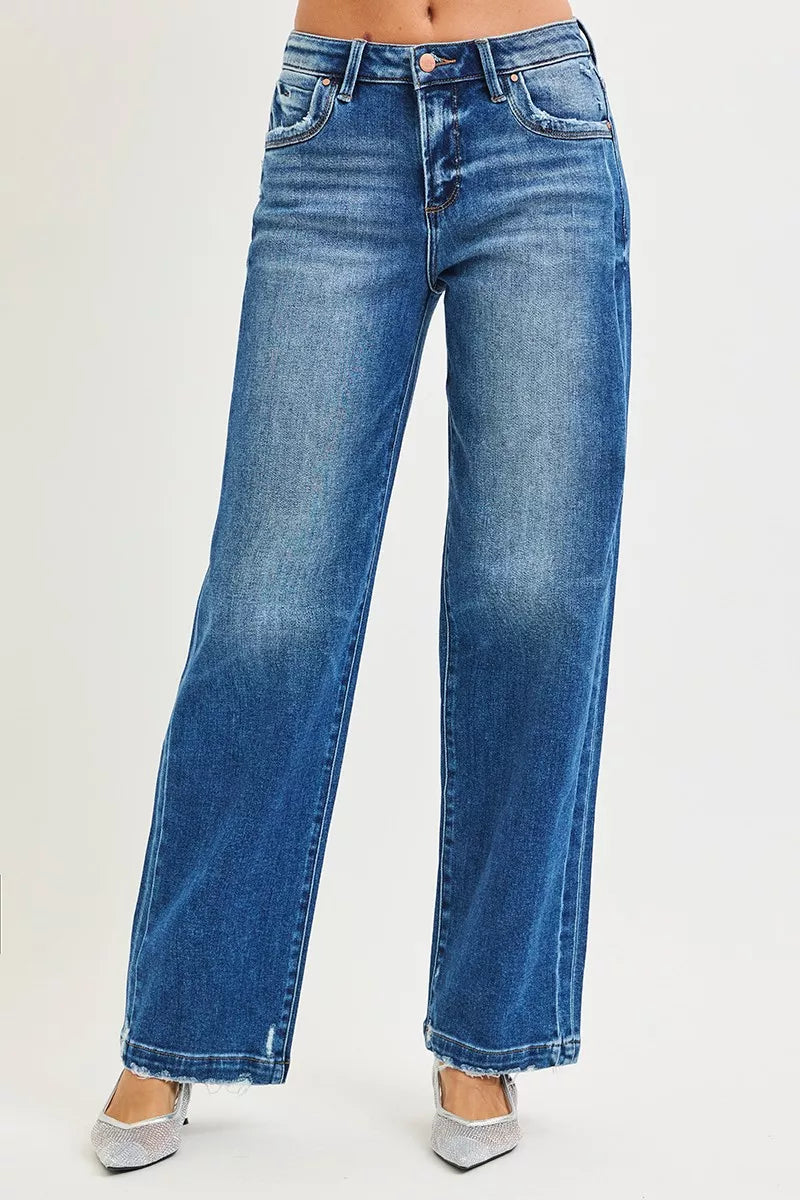 RISEN Slouchy Baggy Jeans | Side Seam Detail