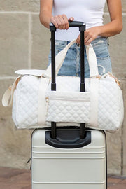 Waterproof Travel Duffel Bag – White