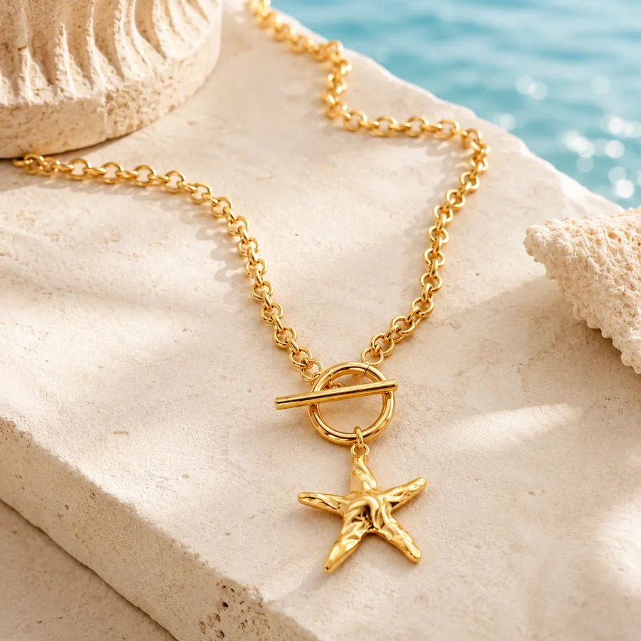 Coastal Star Necklace | 18K Gold Plated